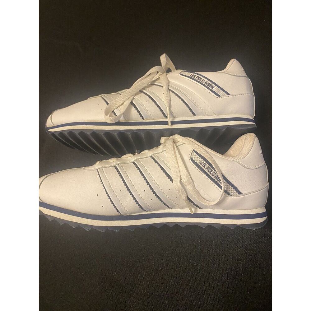 US Polo Assn Sneaker Shoes Size 8.5 White Athletic Women’s Shoe